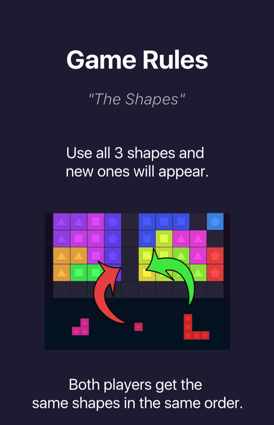 Game Rules Screenshot